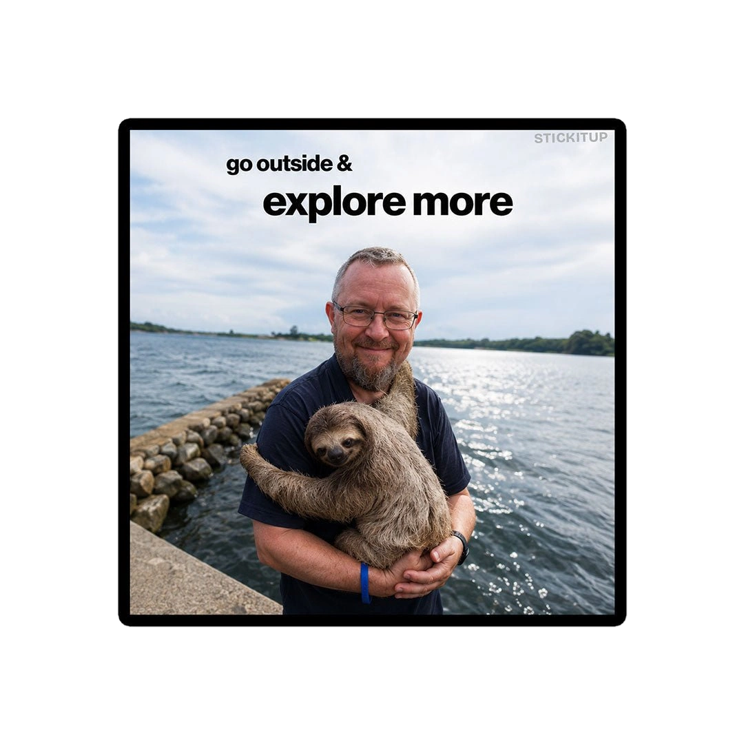 Go Outside and Explore More Sticker